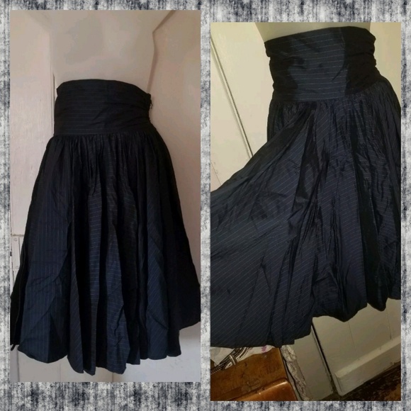 👽SOLD 🌠  Jean Paul Gaultier Ticking StripE Skirt - Picture 2 of 8